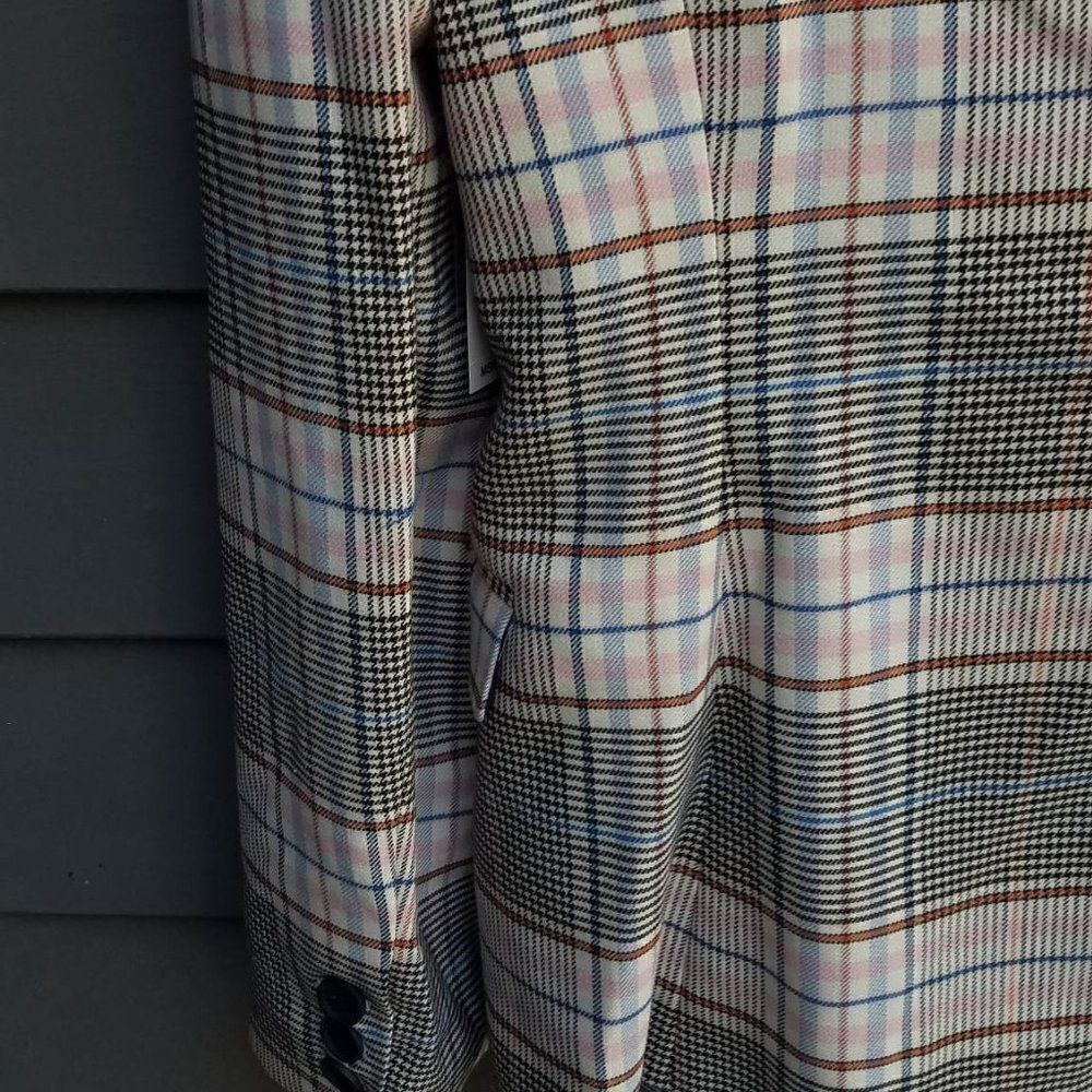 NWT!! Riley & Rae Multi Color Plaid Blazer Size 8 - Picture 8 of 11